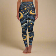 High Waisted Yoga Leggings - Celestial - USA - The Koko Samoa
