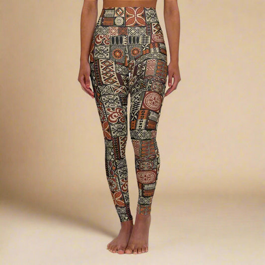 High Waisted Yoga Leggings - Elei - USA - The Koko Samoa