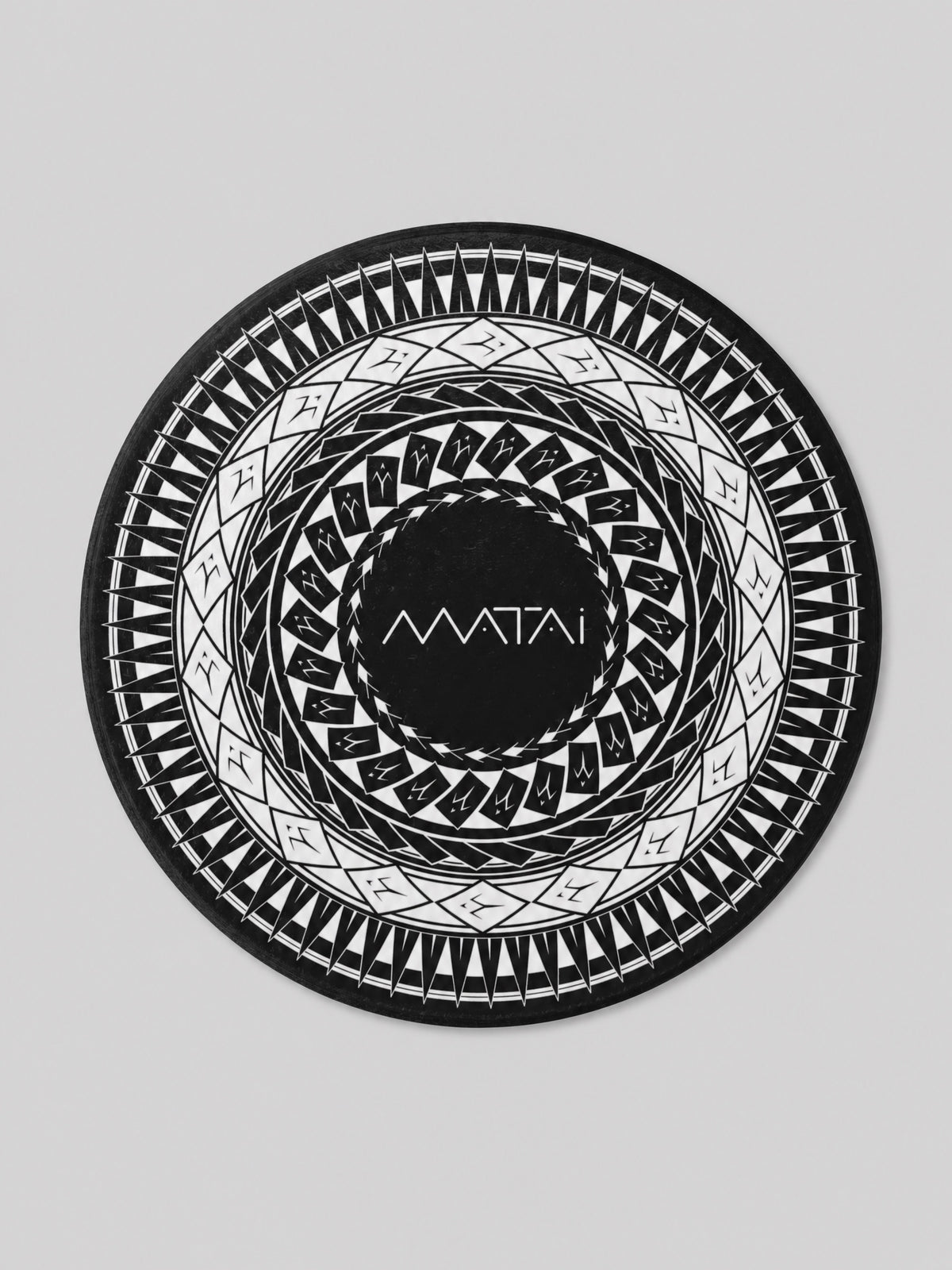 Coasters - Matai Samoan Spear on a light grey studio background