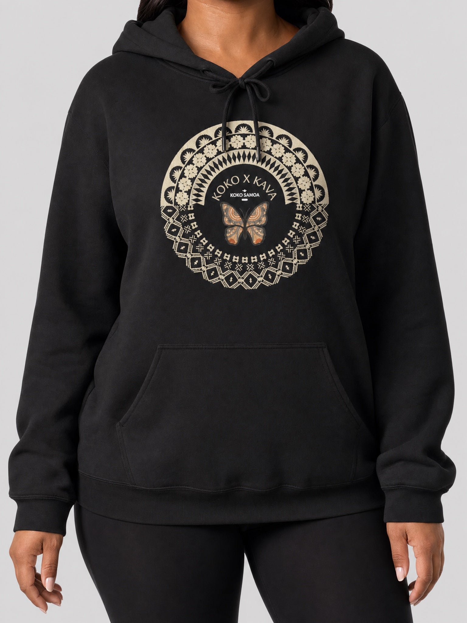 Island Hoodie™ – Fiji Samoa on a light grey studio background