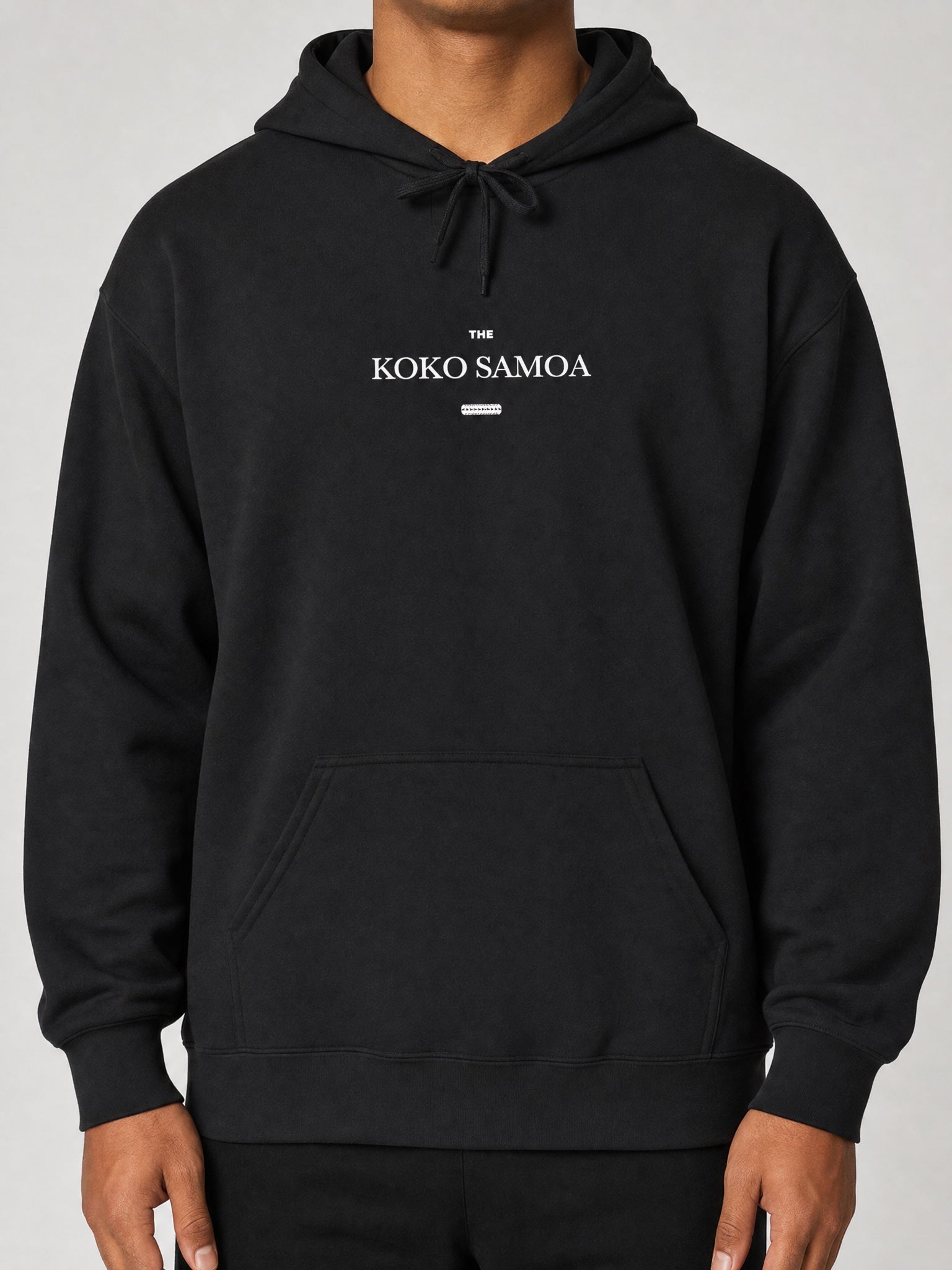 Island Hoodie™ – Straight Outta on a light grey studio background