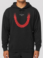 Island Hoodie™ – Ula Fala on a light grey studio background