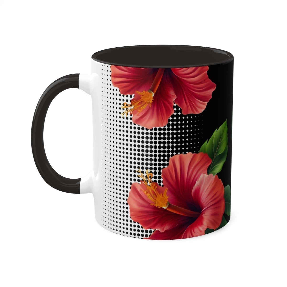 Black LimaLuxe™ 11oz mug by Imagine Your Photos featuring the Aute design, perfect for coffee or tea.