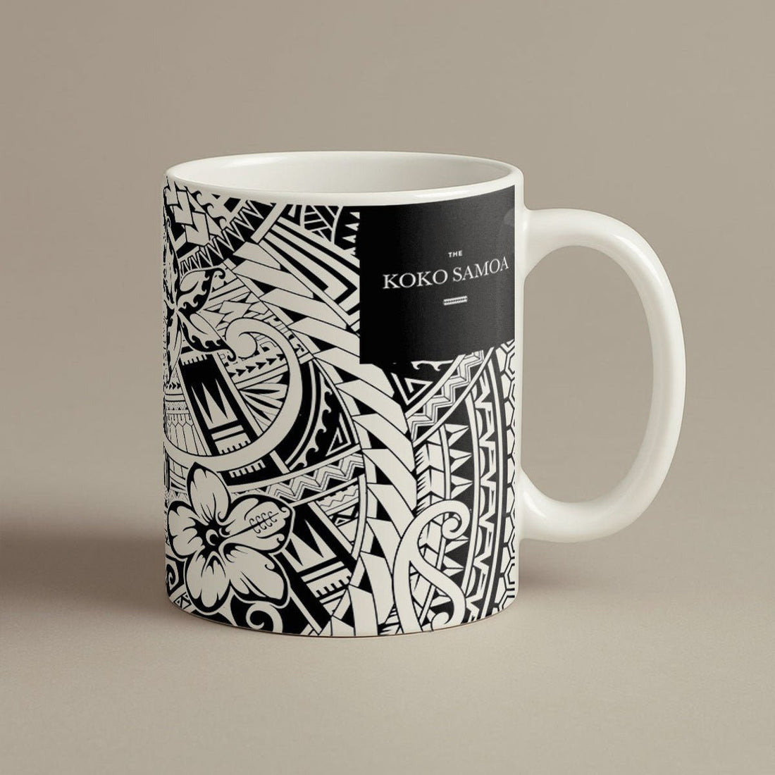 LimaLuxe™ 11oz Mug featuring a floral Bloom design in vibrant colors on a ceramic mug.