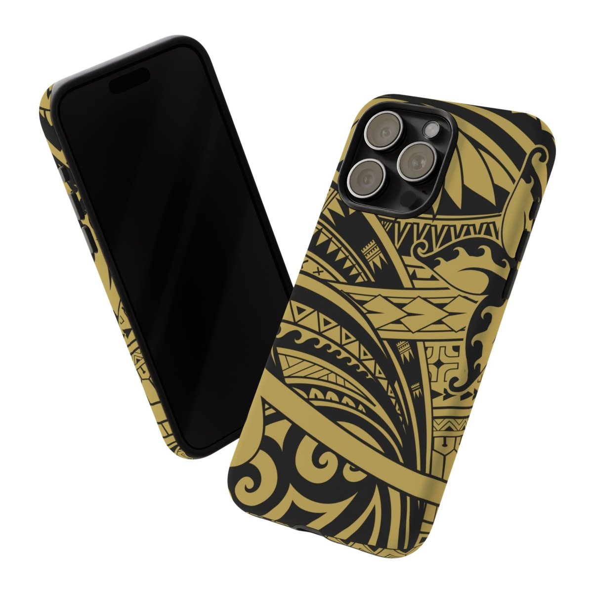 WOYC Bloom Gold tough phone case for iPhone, durable protective cover with floral design, suitable for AU, NZ, and US markets.