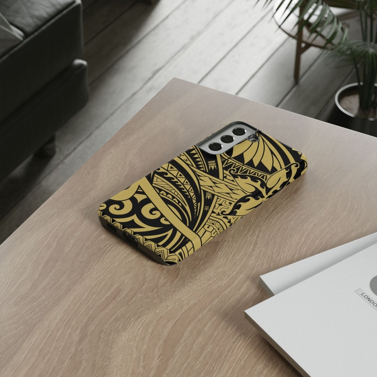 WOYC Bloom Gold tough iPhone case for durability, featuring floral design, suitable for AU, NZ, and USA models.