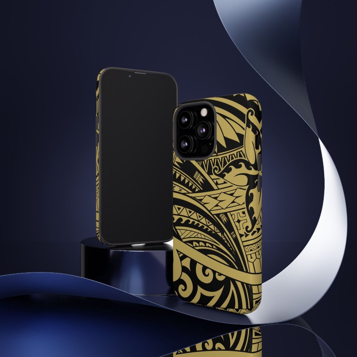 WOYC Bloom Gold tough iPhone case for AU/NZ/USA, durable protection with floral design, fits iPhone models.