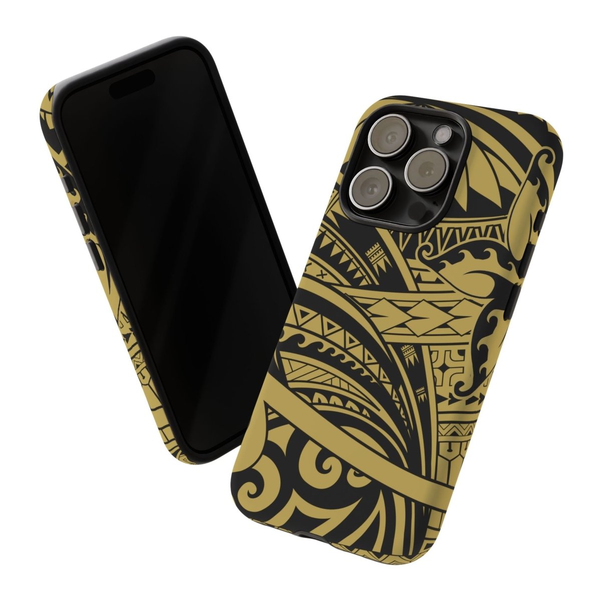 WOYC Bloom Gold tough iPhone case for AU/NZ/USA, features a floral design with durable protection for iPhone models.
