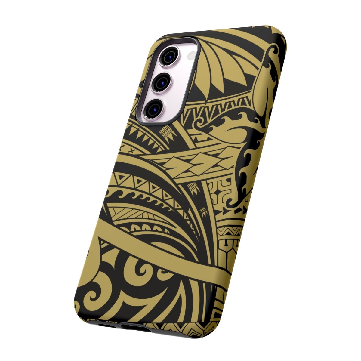 WOYC Bloom Gold tough iPhone case with floral design, durable protective cover for iPhone models in AU, NZ, and USA.