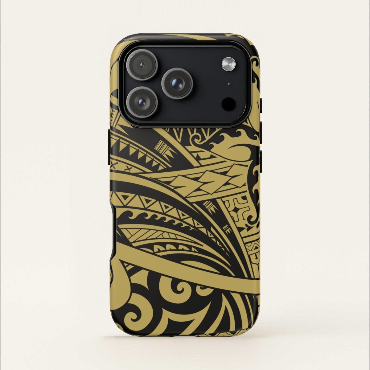 WOYC Bloom Gold tough iPhone case for AU/NZ/USA, featuring durable protection and stylish floral design.