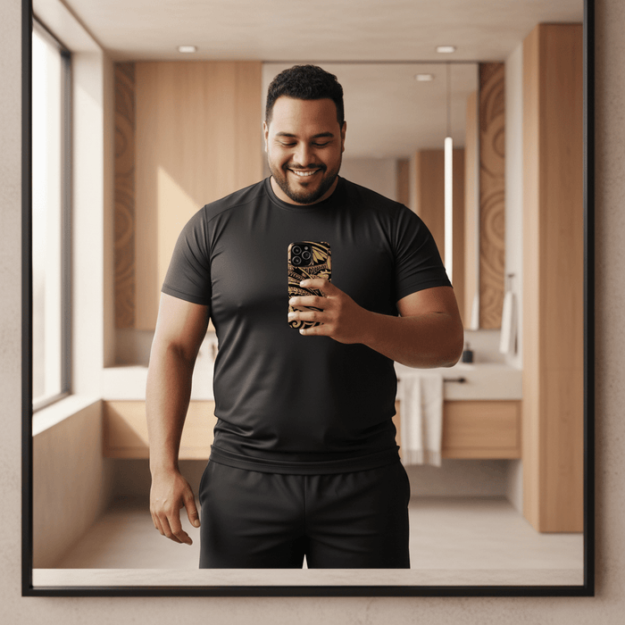 iPhone Tough Phone Case - Bloom Gold - AU/NZ/USA - The Koko Samoa