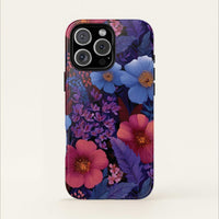 iPhone Tough Phone Case - Lavender Tropics - AU/NZ/USA - The Koko Samoa