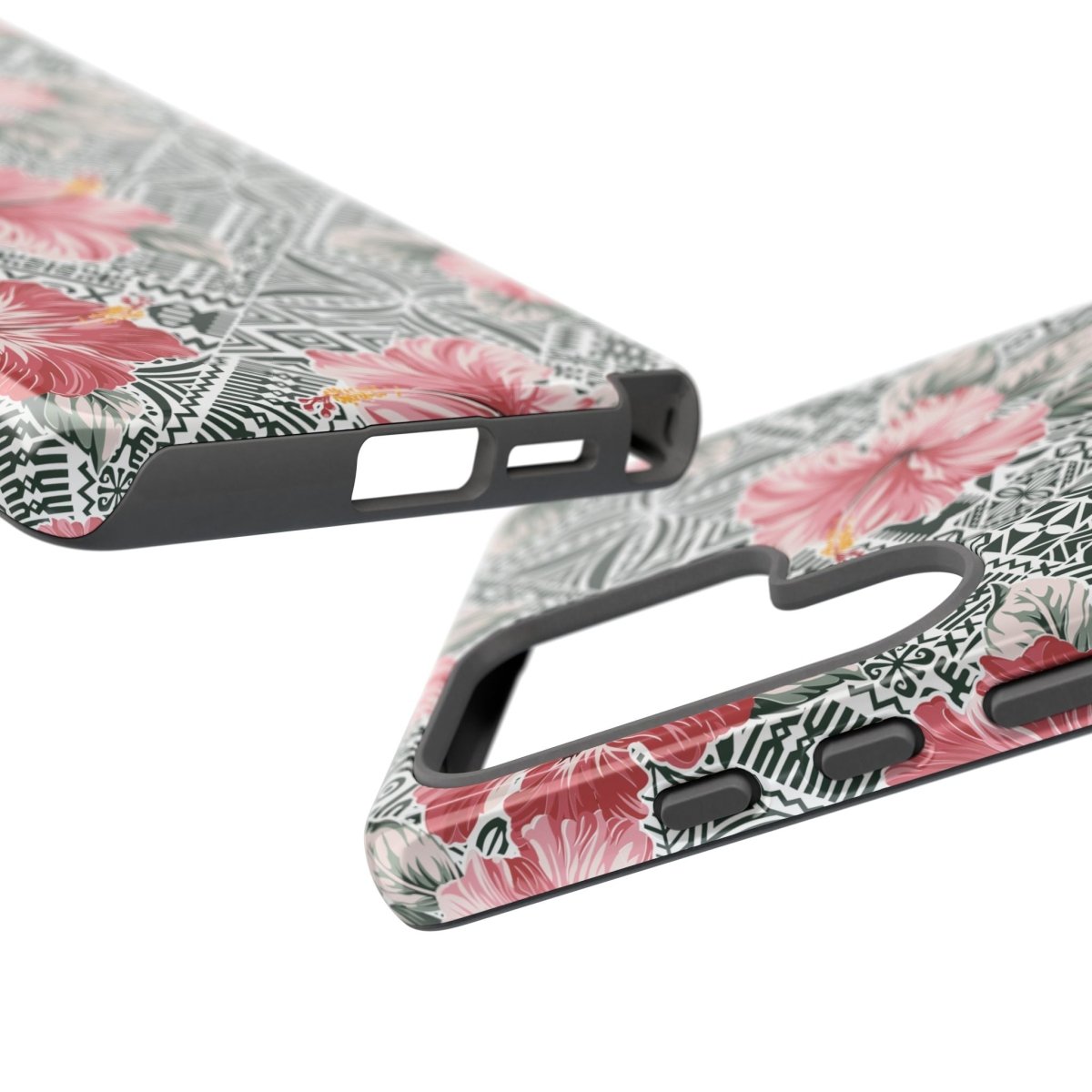 Printify iPhone tough phone case with Solosolo Blooms design, durable protective cover for iPhone models.