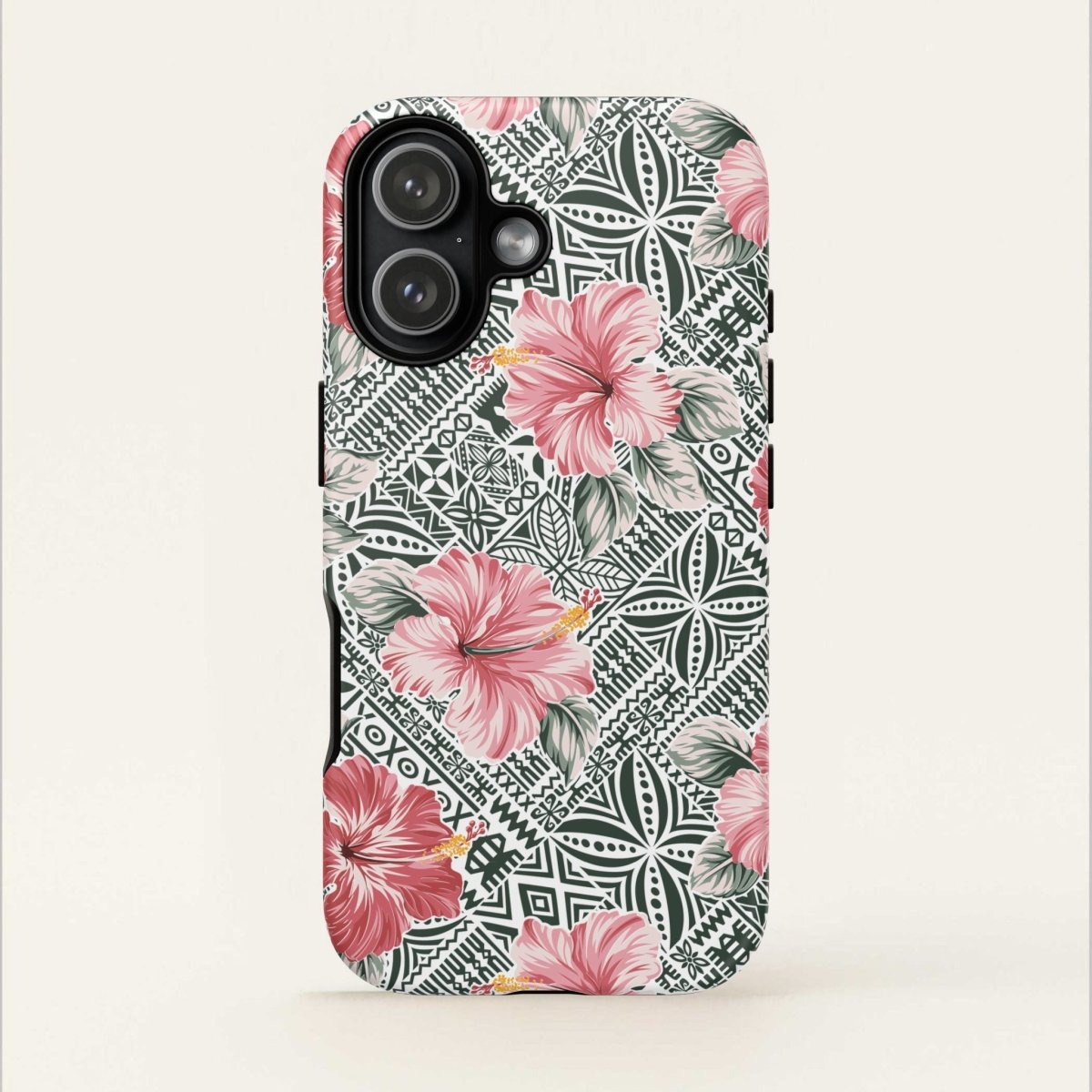 iPhone tough phone case with colorful Solosolo Blooms design by Printify on a durable protective cover.