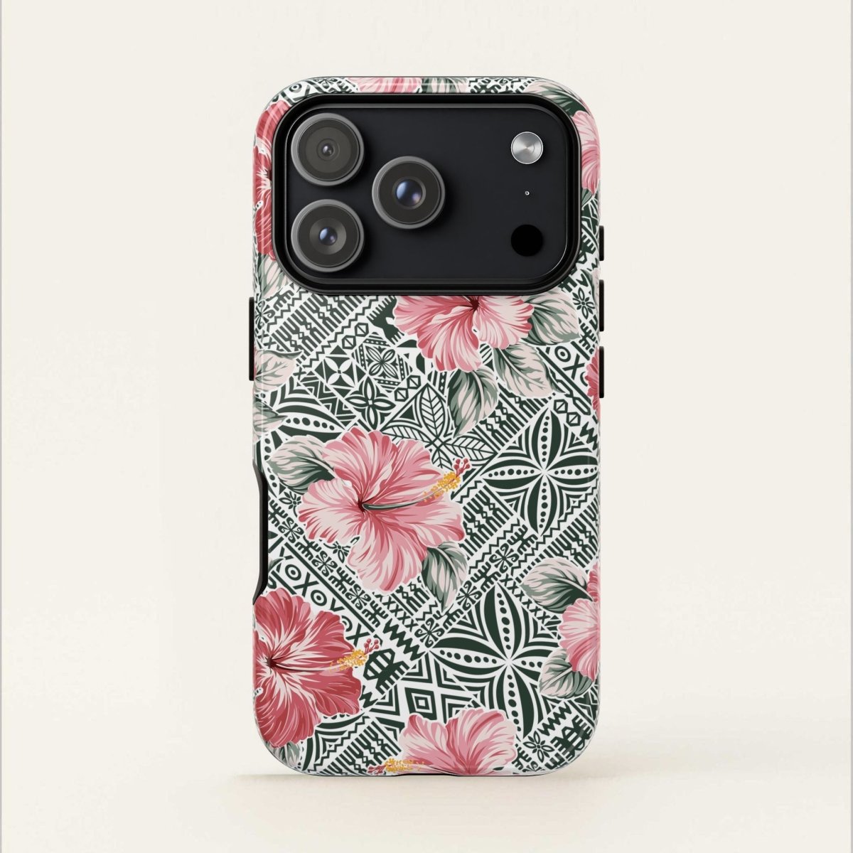 iPhone Tough Phone Case - Solosolo Blooms - AU/NZ/USA - The Koko Samoa