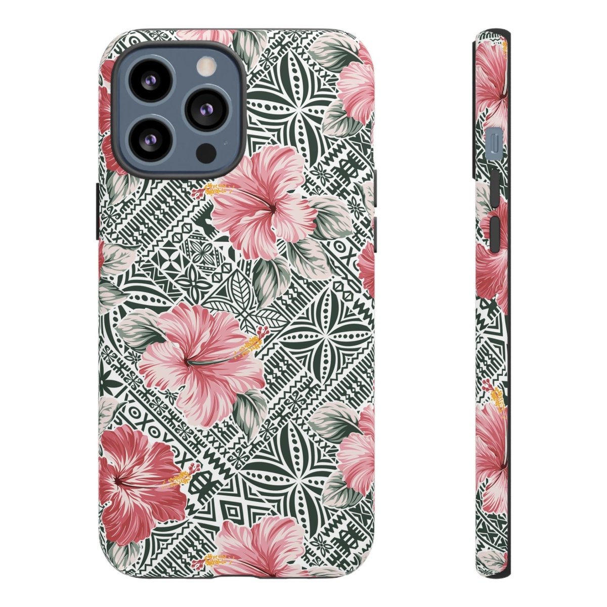 iPhone tough phone case featuring Solosolo Blooms design, durable protective cover for iPhone models with vibrant floral artwork.