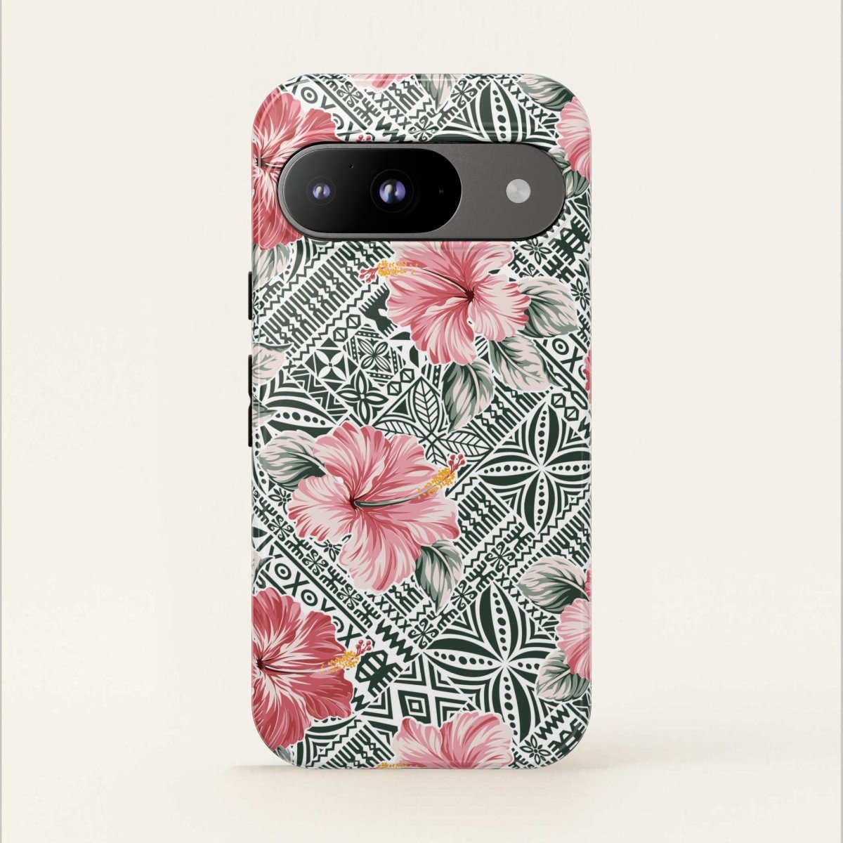 Printify iPhone Tough Phone Case with Solosolo Blooms design, durable protective cover for iPhone models.