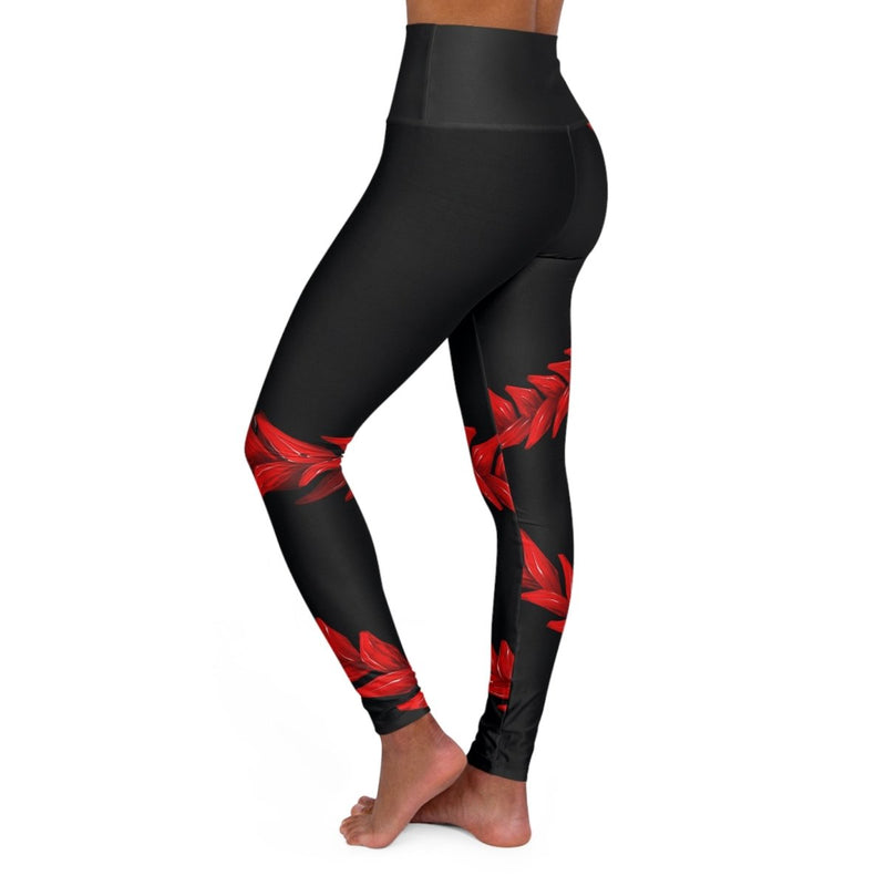 IslandFlex High - Waisted Leggings - Ula Fala - AU/NZ/USA - The Koko Samoa