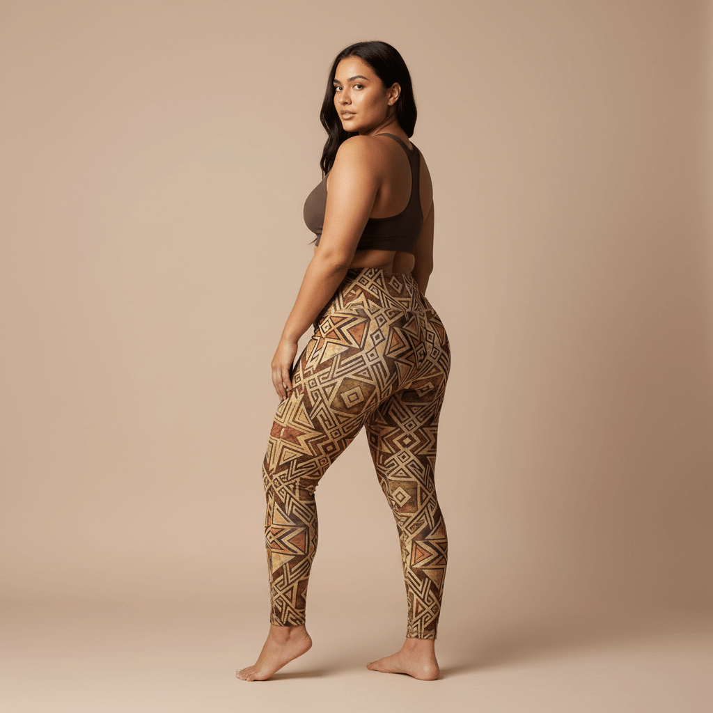 IslandFlex Mid - Rise Leggings - Earthline - AU/NZ/USA - The Koko Samoa