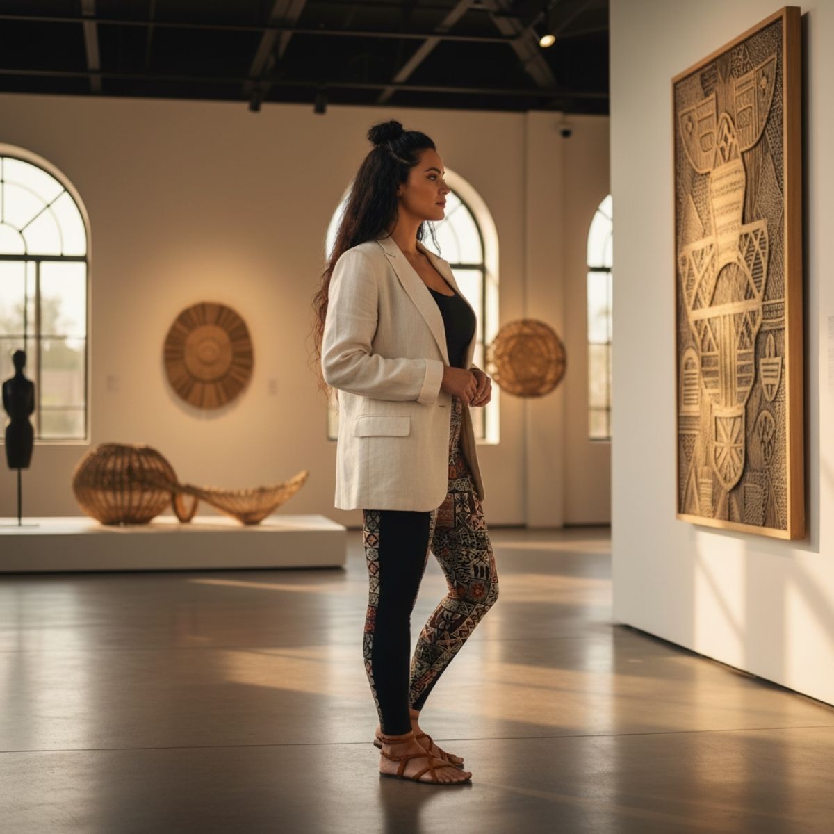 IslandFlex Mid - Rise Leggings - Elei - AU/NZ/USA - The Koko Samoa