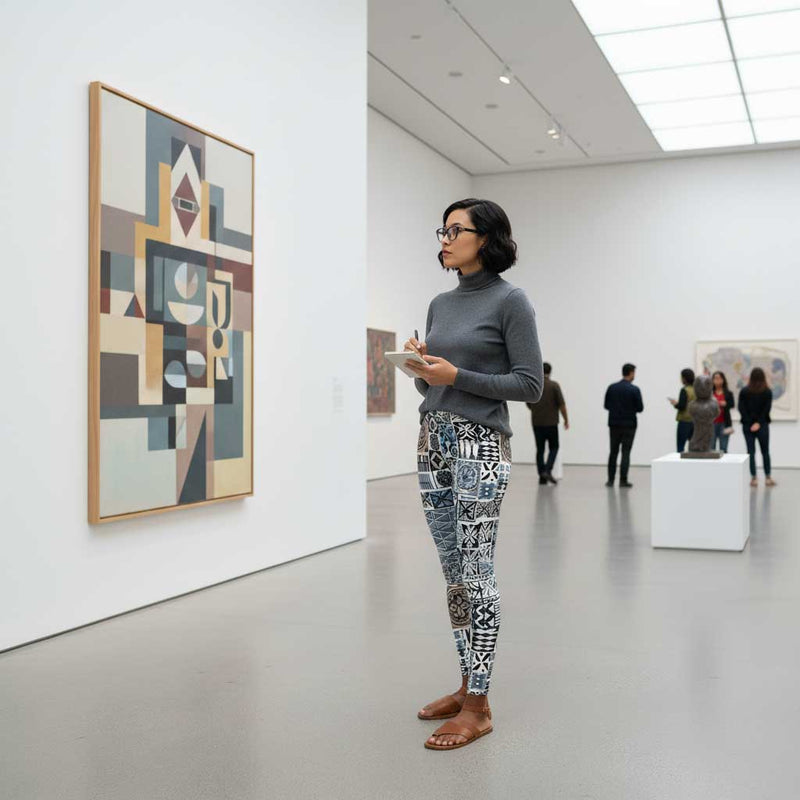 IslandFlex Mid - Rise Leggings - Elei Steel - AU/NZ/USA - The Koko Samoa