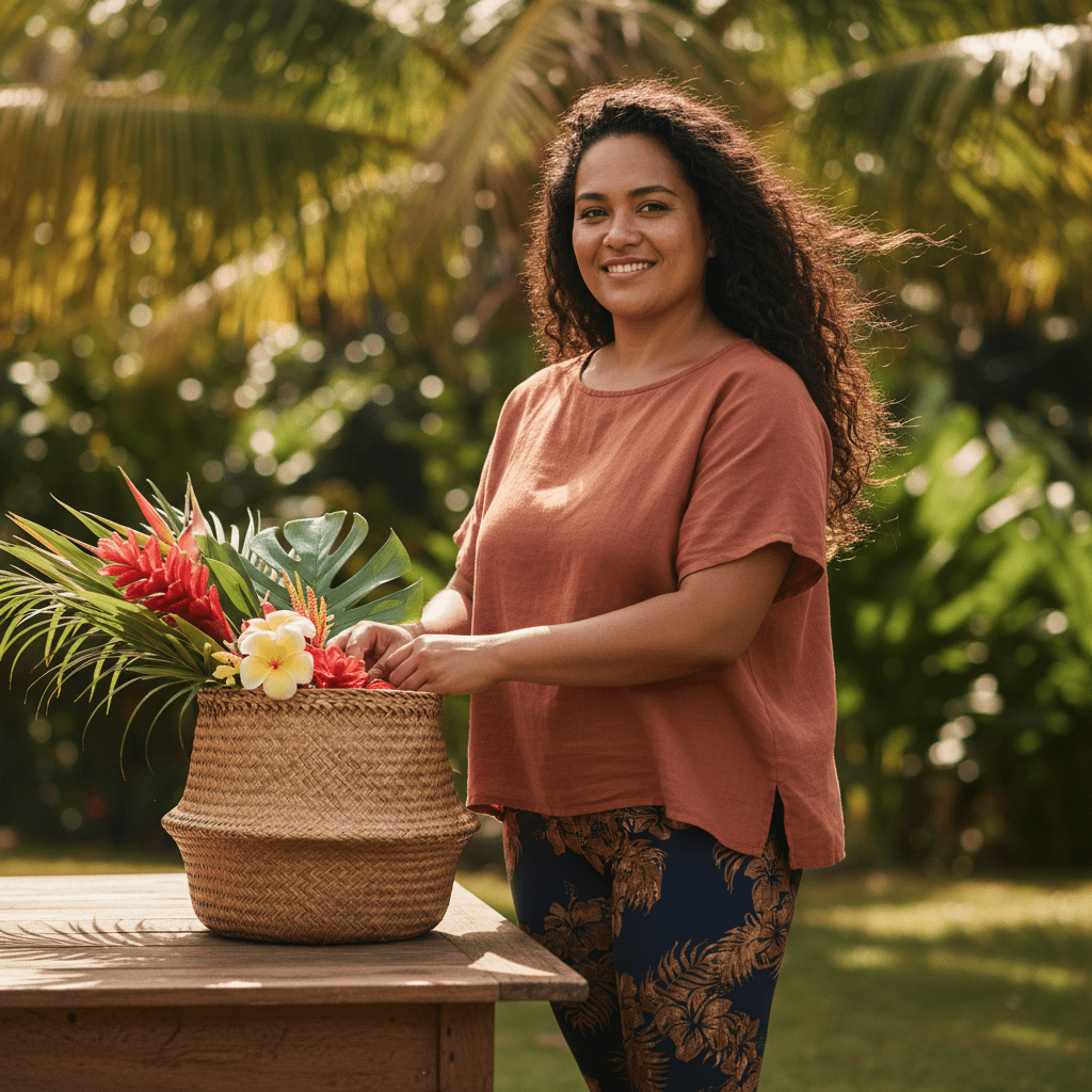 IslandFlex Mid - Rise Leggings - Fagaloa Twilight - AU/NZ/USA - The Koko Samoa