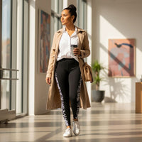 IslandFlex Mid - Rise Leggings - Faleasiu Nights - AU/NZ/USA - The Koko Samoa