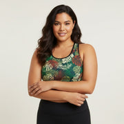 Islandflex Seamless Sports Bra - Tafatafa Greens - AU/NZ/USA - The Koko Samoa
