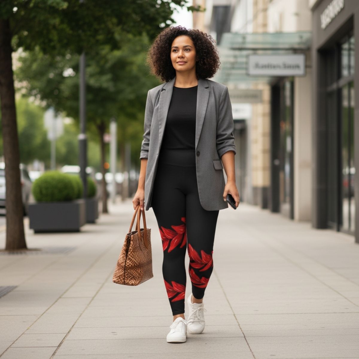 IslandPlus - 2XL to 6XL Leggings - Ula Fala - AU/NZ/USA - The Koko Samoa