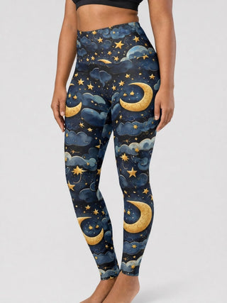 High-Waisted Leggings - Celestial - USA - The Koko Samoa