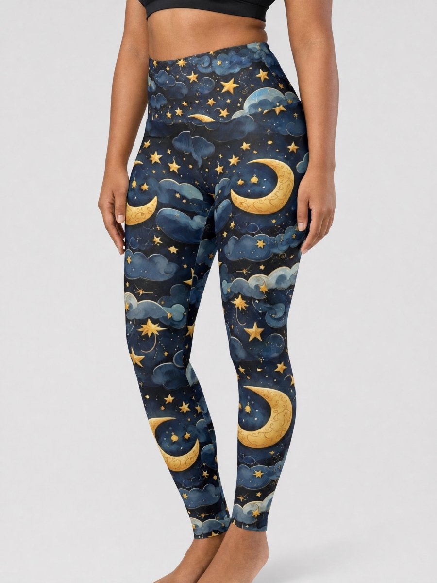 IslandRise High-Waisted Leggings - Celestial - USA - The Koko Samoa
