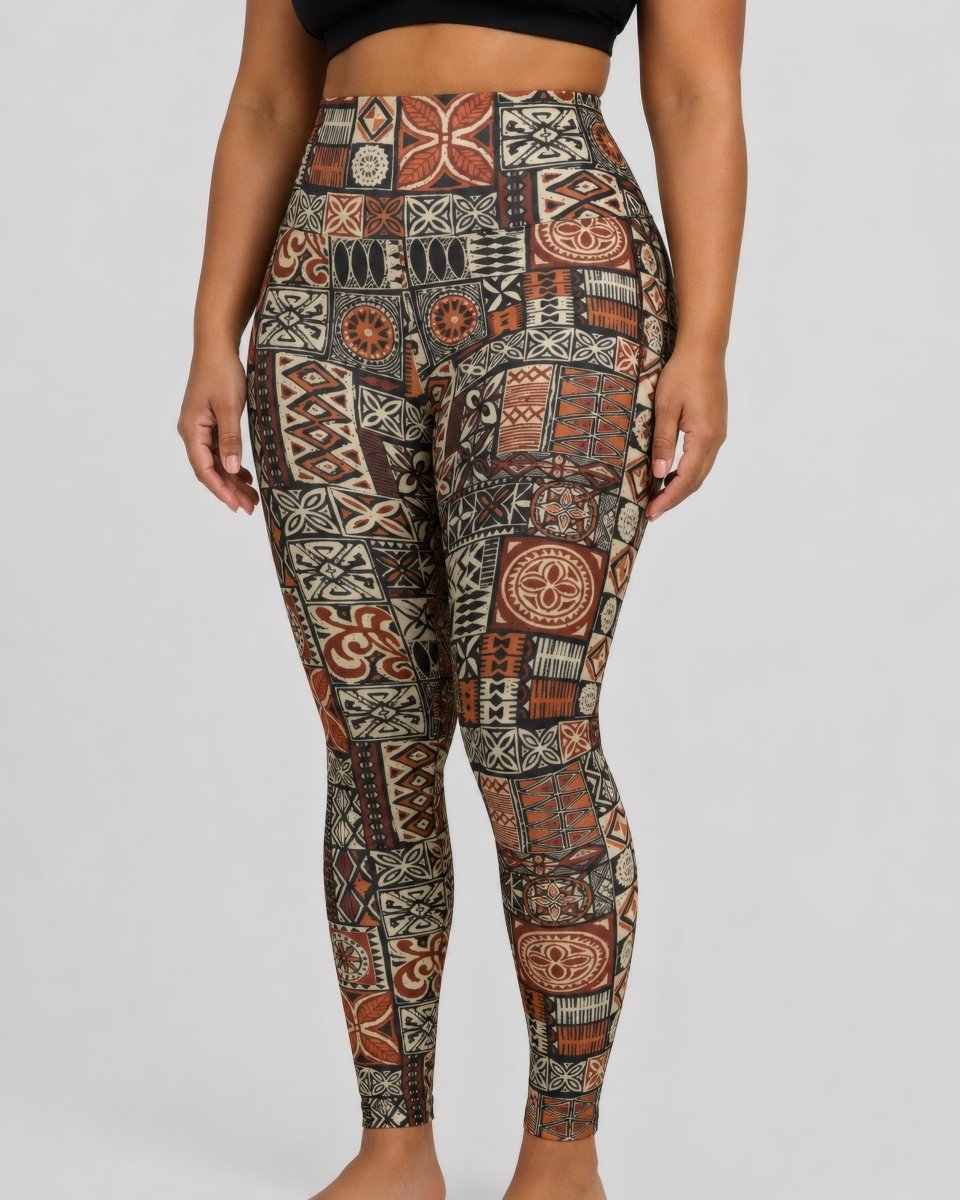 High-Waisted Leggings - Elei - USA - The Koko Samoa
