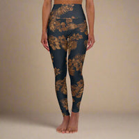 IslandRise High Waisted Leggings - Fagaloa Twilight - USA - The Koko Samoa