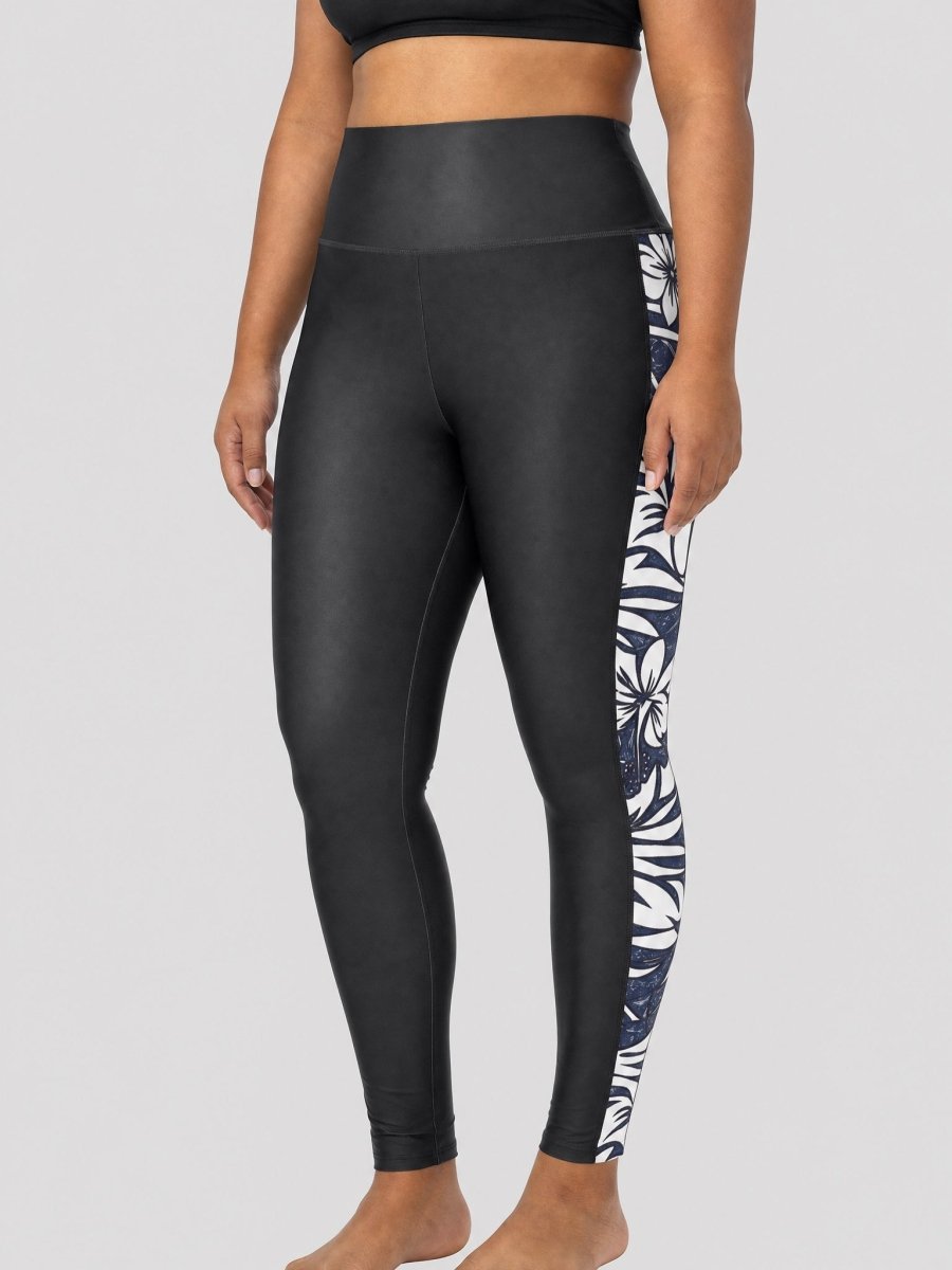IslandRise High-Waisted Leggings - Falefa Breeze - USA - The Koko Samoa