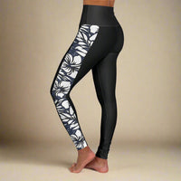 IslandRise High Waisted Leggings - Falefa Breeze - USA - The Koko Samoa