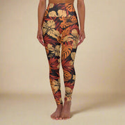 IslandRise High Waisted Leggings - Lalomanu Ember - USA - The Koko Samoa