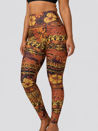 IslandRise High-Waisted Leggings - Poutasi Promise - USA - The Koko Samoa