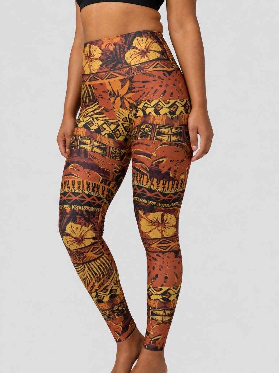 IslandRise High-Waisted Leggings - Poutasi Promise - USA - The Koko Samoa