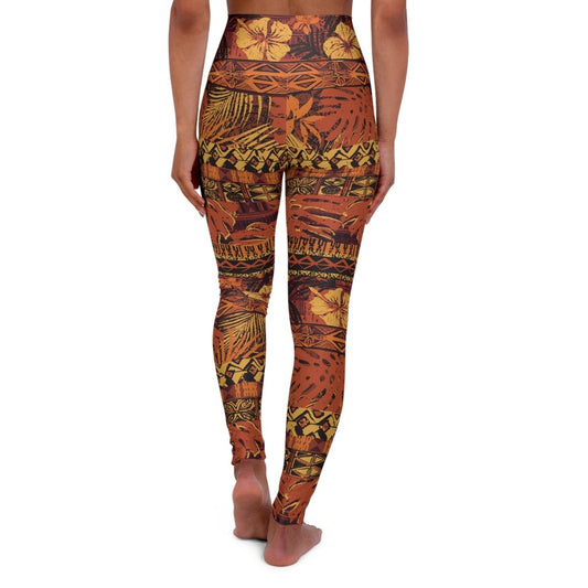 IslandRise High Waisted Leggings - Poutasi Promise - USA - The Koko Samoa