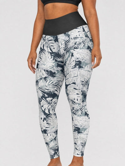 High-Waisted Leggings - Tiavi Mist