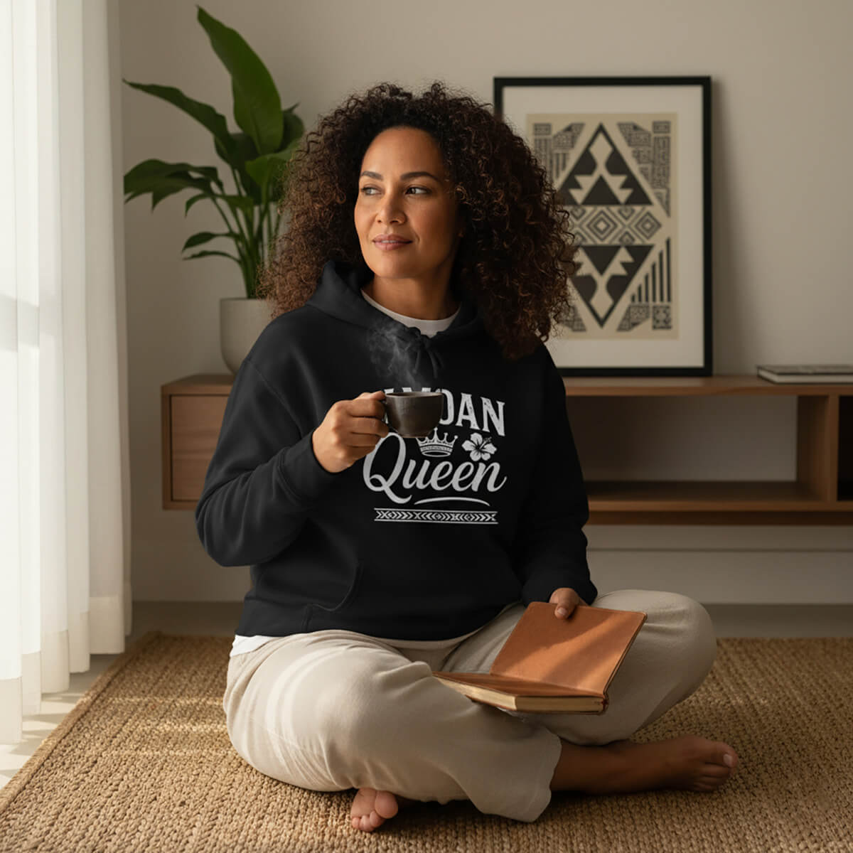 IslandSoft™ Hoodie - Premium (XS - XL) - Samoan Queen - USA - The Koko Samoa