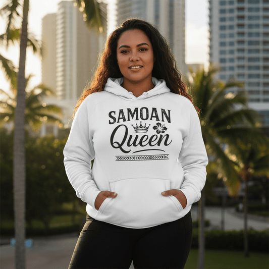 IslandSoft™ Hoodie - Premium (XS - XL) - Samoan Queen - USA - The Koko Samoa