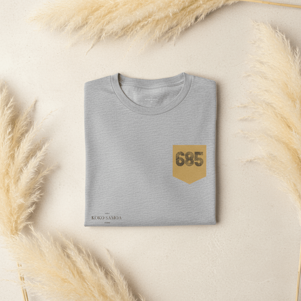 Kids Heavy Cotton Tee - 685 Pocket - USA - The Koko Samoa