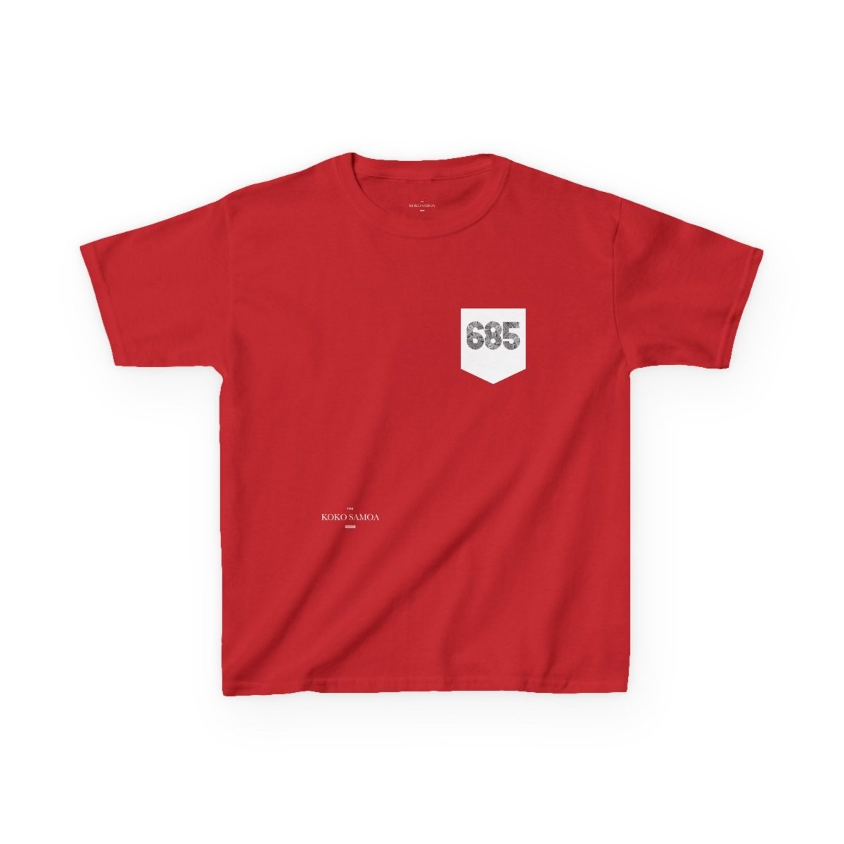 Kids Heavy Cotton Tee - 685 Pocket - USA - The Koko Samoa