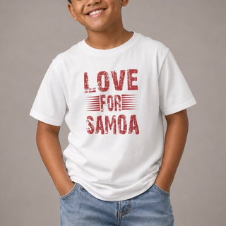 Kids Tee - Love for Samoa - AU/NZ/USA