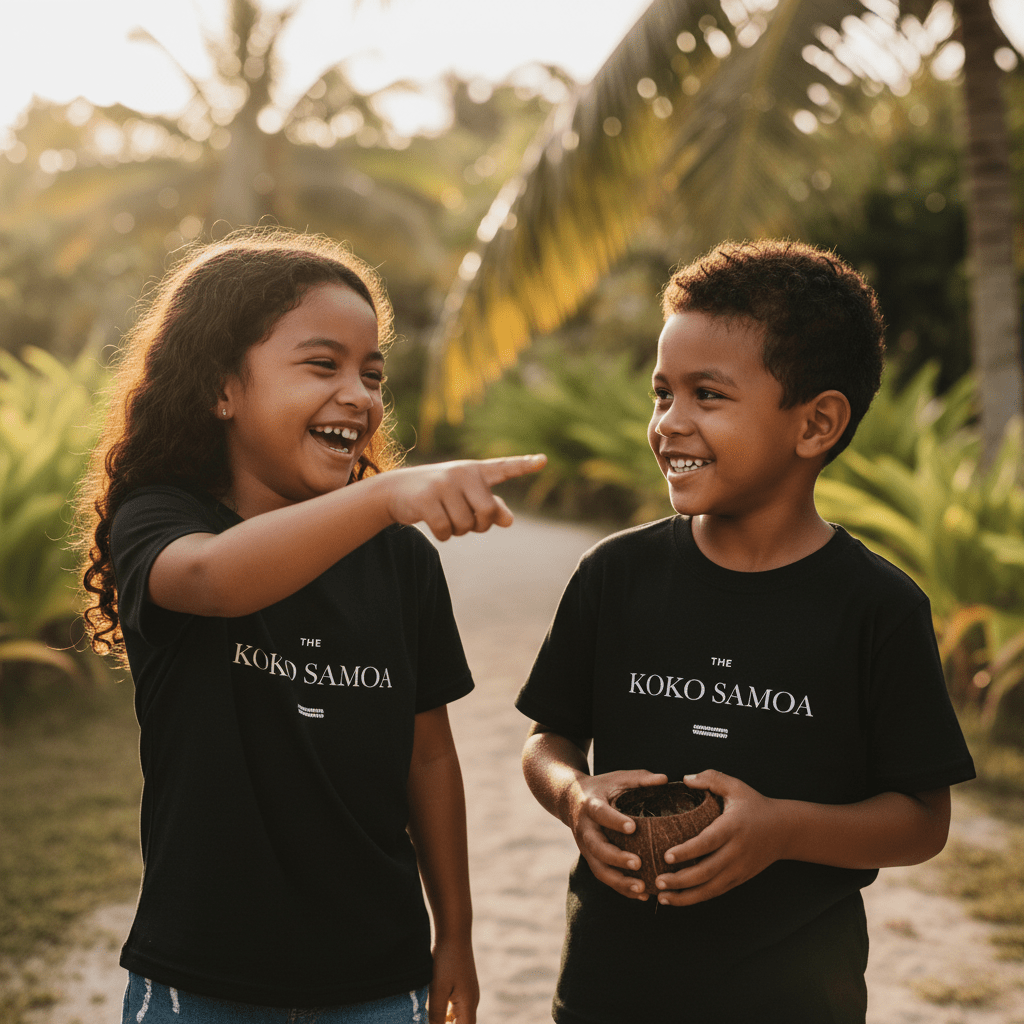 Brand Classic kids tee, The Koko Samoa