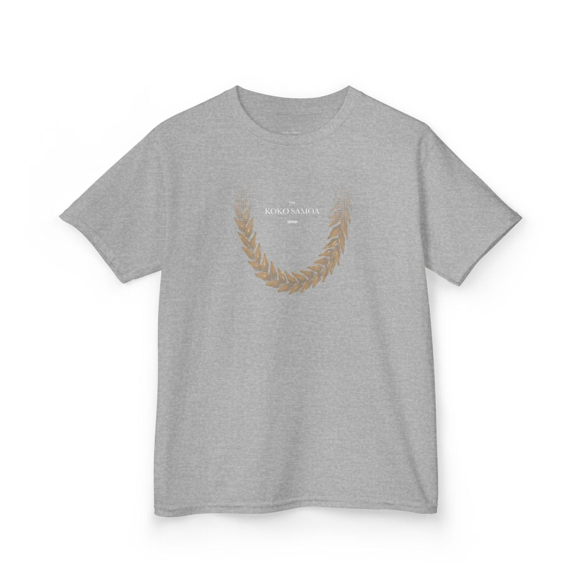 Ula Fala Brown kids tee, The Koko Samoa