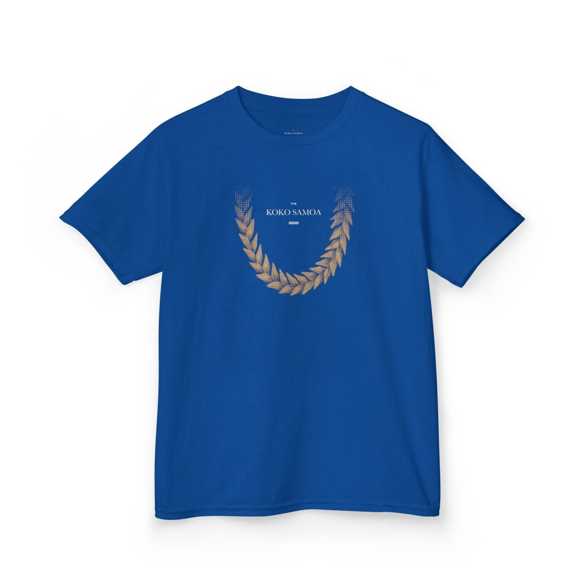 Ula Fala Brown kids tee, The Koko Samoa