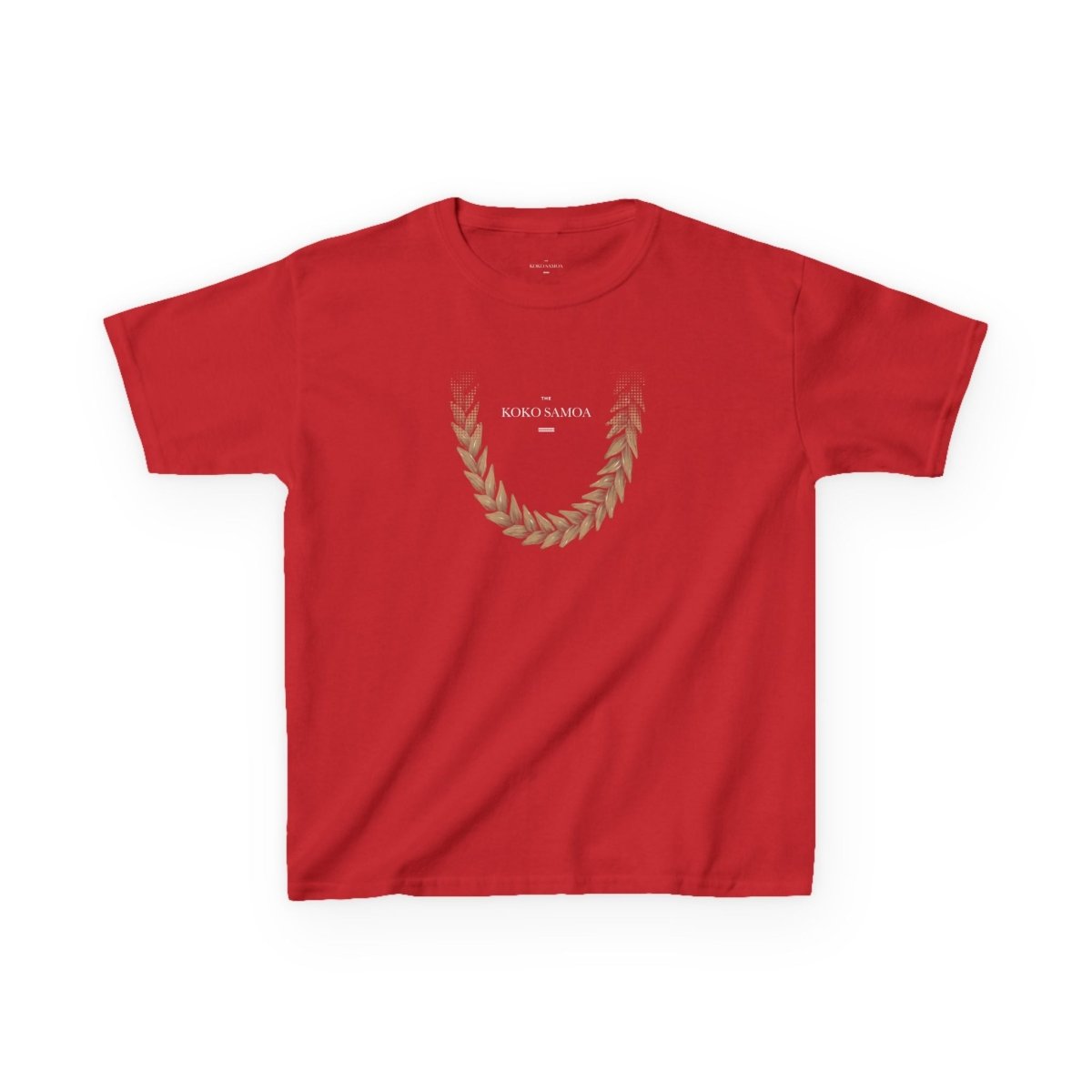 Kids Heavy Cotton Tee - Ula Fala Brown - USA - The Koko Samoa