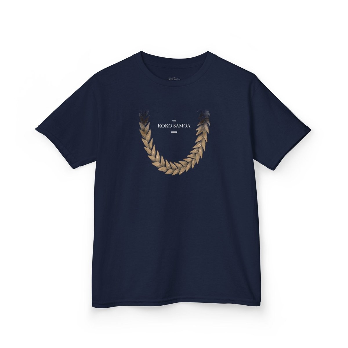 Ula Fala Brown kids tee, The Koko Samoa